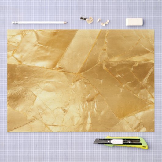 Chique Geel Goud Glam Bruiloft Tissuepapier (Craft)