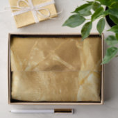 Chique Geel Goud Glam Bruiloft Tissuepapier (Geschenk)