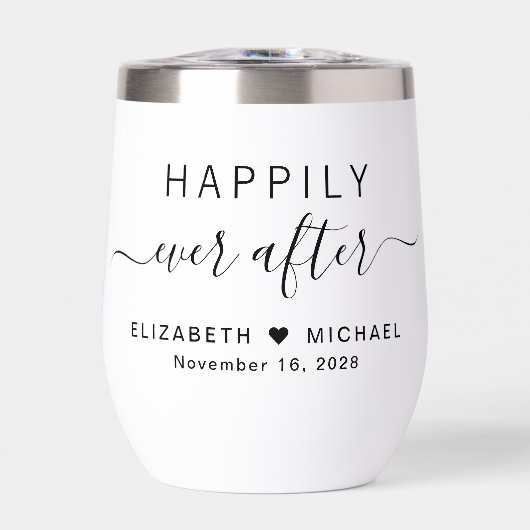 Chique gelukkig ooit na bruiloft (Voorkant)