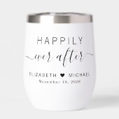 Chique gelukkig ooit na bruiloft (Achterkant)