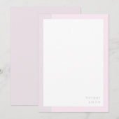 Chique geminimaliseerde gepersonaliseerde naam Vio Notitiekaartje (Voorkant / Achterkant)