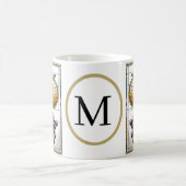 Chique Geometrisch Eten & Monogram Koffiemok (Center)