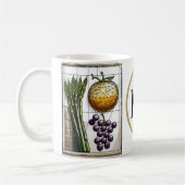 Chique Geometrisch Eten & Monogram Koffiemok (Links)