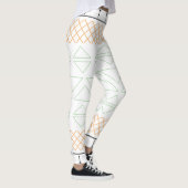 Chique geometrische patroonprint leggings (Rechts)