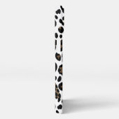 Chique gepersonaliseerde cheetah print iPhone hoesje (Rechterkant)