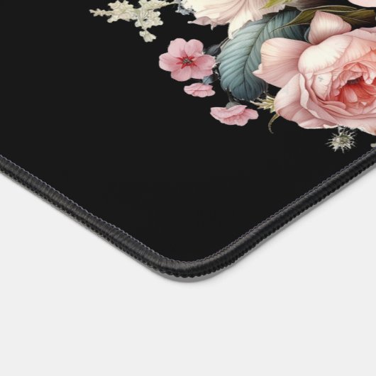 Chique  Gepersonaliseerde Rozen & Iris Bureaumat (Hoek)