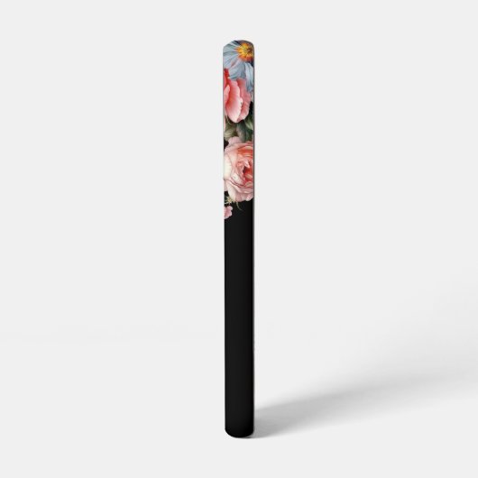 Chique  Gepersonaliseerde Rozen & Iris Samsung Galaxy Hoesje (Linkerkant)