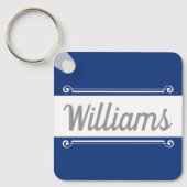 Chique gepersonaliseerde sleutelhanger - afsluiten (Voorkant)