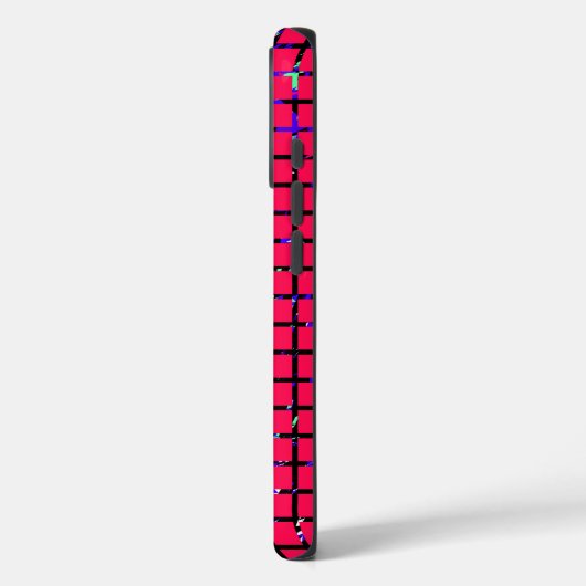 Chique geruit patroonontwerp Case-Mate iPhone case (Achterkant / Links)