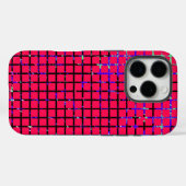 Chique geruit patroonontwerp Case-Mate iPhone case (Achterkant (horizontaal))