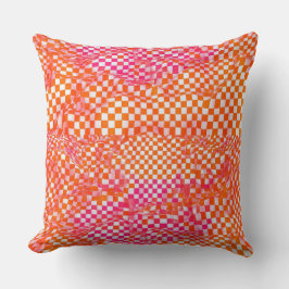 Chique geruite comfort: ontworpen Sierkussen"? Kussen