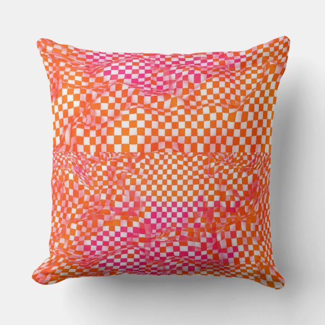 Chique geruite comfort: ontworpen Sierkussen"? Kussen (Voorkant)