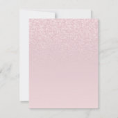 Chique Girly 50e Verrassingsfeestje Uitnodiging (Achterkant)