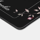 Chique Girly Floral w / naam Bureaumat (Hoek)