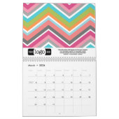 Chique Girly Patterns - Zakelijk Logo cadeau Kalender (Mar 2026)