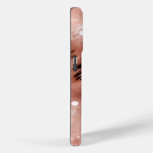 Chique Girly Roos Gouden Luipaard Case-Mate iPhone Case (Achterkant / Rechts)