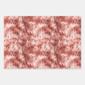 Chique  Girly Roos Gouden Luipaard Inpakpapier Vel (Voorkant 2)