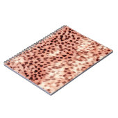 Chique  Girly Roos Gouden Luipaard Notitieboek (Linkerzijde)