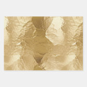 Chique Glam Gold Sparkle Inpakpapier Vel (Voorkant 3)