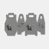 Chique glam gothic enge meisje verjaardagsfeestje bedankdoosjes (Uitgevouwen)