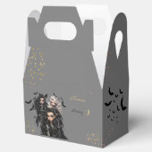 Chique glam gothic enge meisje verjaardagsfeestje bedankdoosjes (Geopend)
