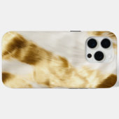 Chique Glam Goud Wit Koeienhuid Western Case-Mate iPhone Case (Achterkant (horizontaal))