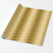 Chique Glam Gouden Lint Bruidsdouche Cadeaupapier (Uitgerold)