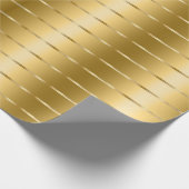 Chique Glam Gouden Lint Bruidsdouche Cadeaupapier (Hoek)