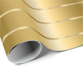 Chique Glam Gouden Lint Bruidsdouche Cadeaupapier (Rol Hoek)