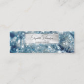 Chique Glam Luxe Elegante Sieraden Oorbel Display Mini Visitekaartje (Voorkant)