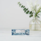 Chique Glam Luxe Elegante Sieraden Oorbel Display Mini Visitekaartje (Staand voorkant)