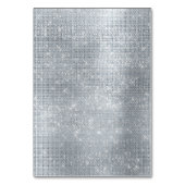 Chique Glam Silver Sparkle en Zwart Kaart (Achterkant)