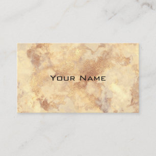 Chique Glamour Luxe Vintage Bruin Goud Marmer Patr Visitekaartje