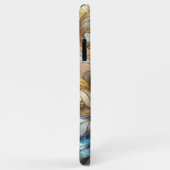 Chique Glas in lood bloemenmozaïek kunstpatroon Case-Mate iPhone Case (Achterkant/rechts)