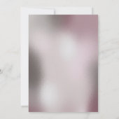 Chique Glitter Crown, Rozen Metallic Kaart (Achterkant)