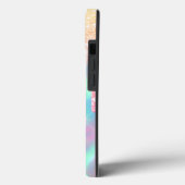 Chique Glitter Druppels Ananas Holografisch Case-Mate iPhone Case (Achterkant / Links)