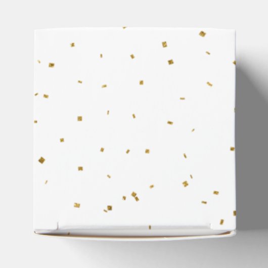 Chique Glitter Herten Buck & Glitter Pijnbomen Bedankdoosjes (Bovenkant)