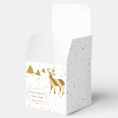 Chique Glitter Herten Buck & Glitter Pijnbomen Bedankdoosjes (Geopend)