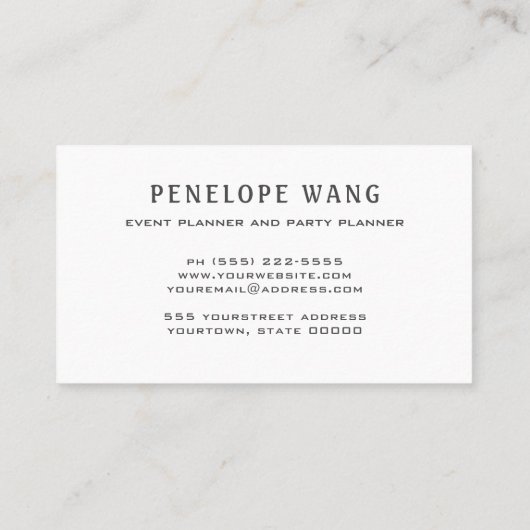 Chique glitter zilver wit bokeh satijn goud gestre visitekaartje (Achterkant)