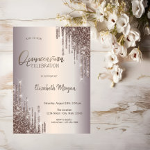Chique Glitterdruppels Quinceañera