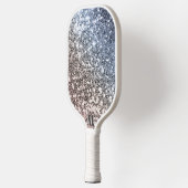 Chique Glitterij Sparkles Modern Monogram Pickleball Paddle (Links)