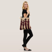 Chique glitz feestmode tote bag (Op model)