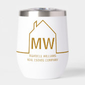 Chique Gold House Vastgoed Bedrijf Marketing (Voorkant)