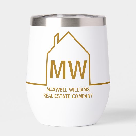 Chique Gold House Vastgoed Bedrijf Marketing (Achterkant)