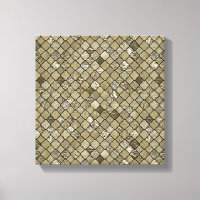 Chique Gold Quatrefoil Folie en Glitter