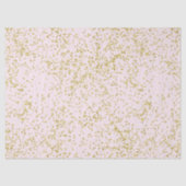 Chique Gold Roze Blush Confetti Sparkle Tissuepapier (Voorkant)