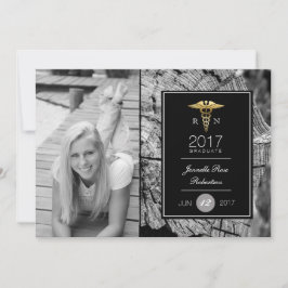 Chique Gold Verpleegkundig Afstudeerfeest | Aankon Kaart