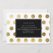 Chique Gold Verpleegkundig Afstudeerfeest | Aankon Kaart (Achterkant)