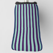 Chique golfputterhoes met strak streepdesign golfheadcover (Draai 90)