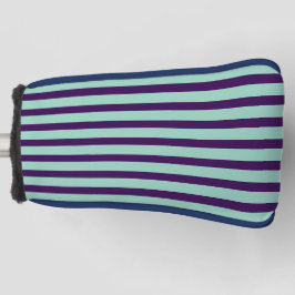 Chique golfputterhoes met strak streepdesign golfheadcover